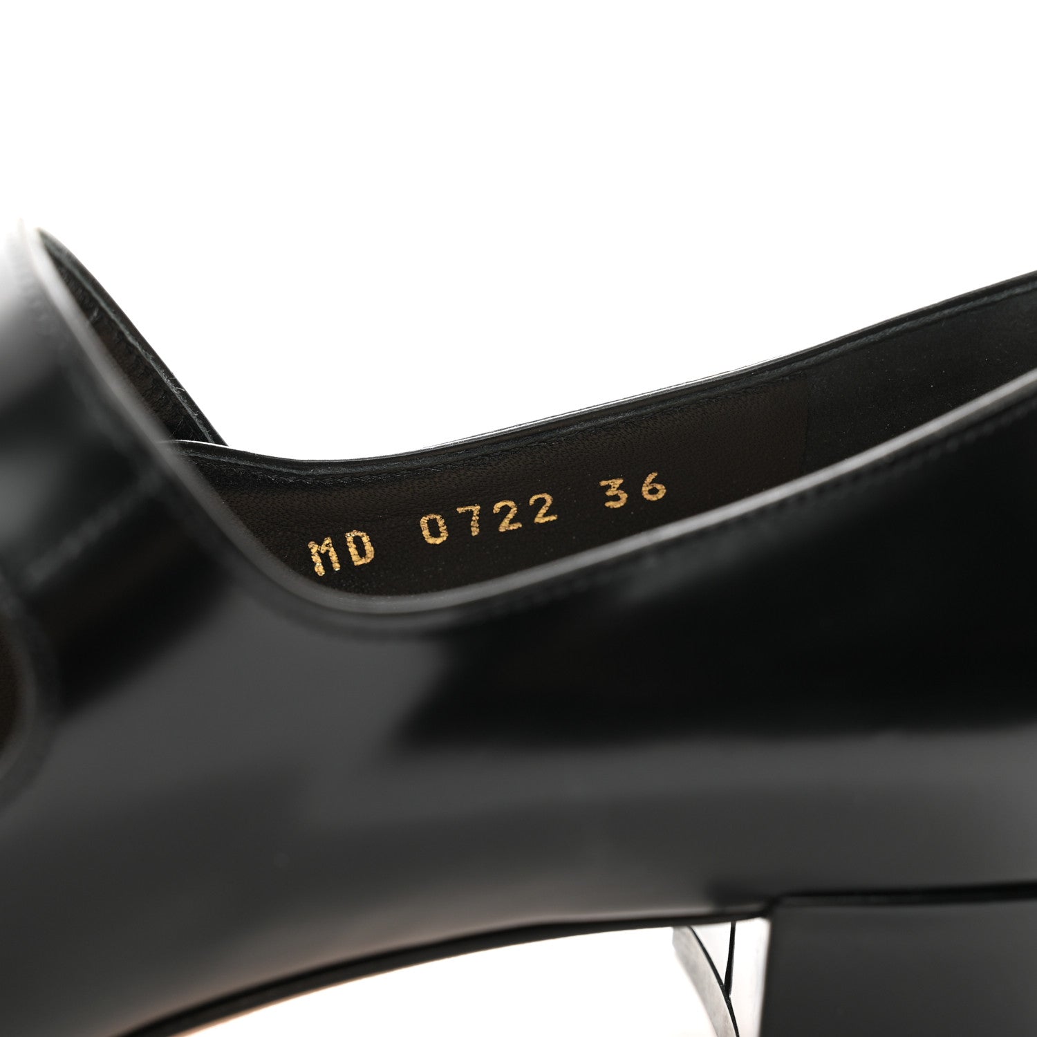 Christian Dior Brushed Calfskin Uniform 30mm Pumps 36 Black 8 of 10