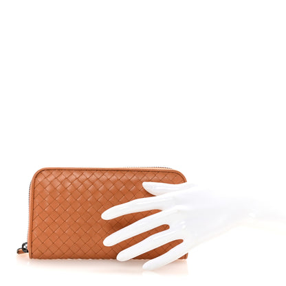 Bottega Veneta Nappa Intrecciato Zip Around Wallet Toscana 2 of 7