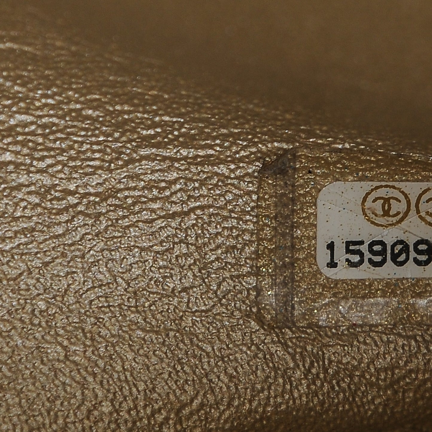 Metallic Aged Calfskin Quilted 2.55 Reissue 227 Flap Light Gold