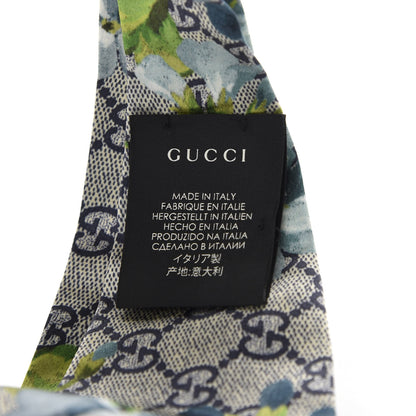 Gucci Silk Monogram Blooms Print Headband Blue 3 of 4