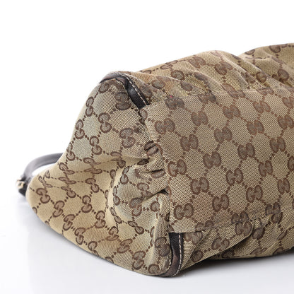 Gucci Monogram Large D Ring Hobo Dark Brown 8 of 10