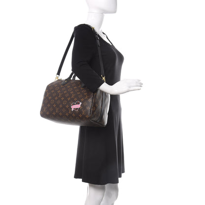 Louis Vuitton Monogram My World Tour Speedy Bandouliere 30 Black 2 of 11