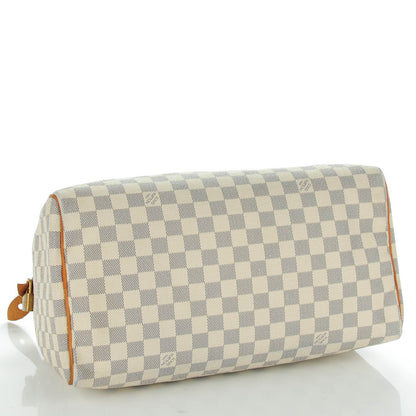 Louis Vuitton Damier Azur Speedy 35 4 of 9