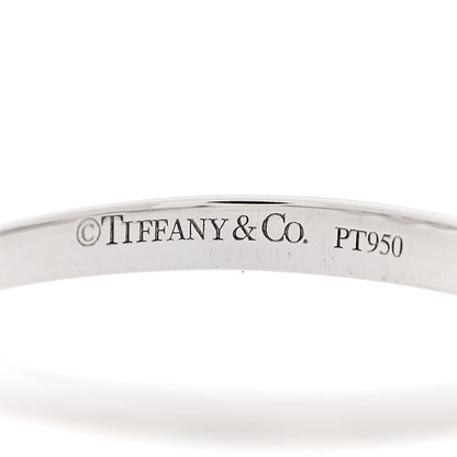 Tiffany Platinum Diamond Three Stone Milgrain Ring 50 5.5 5 of 5
