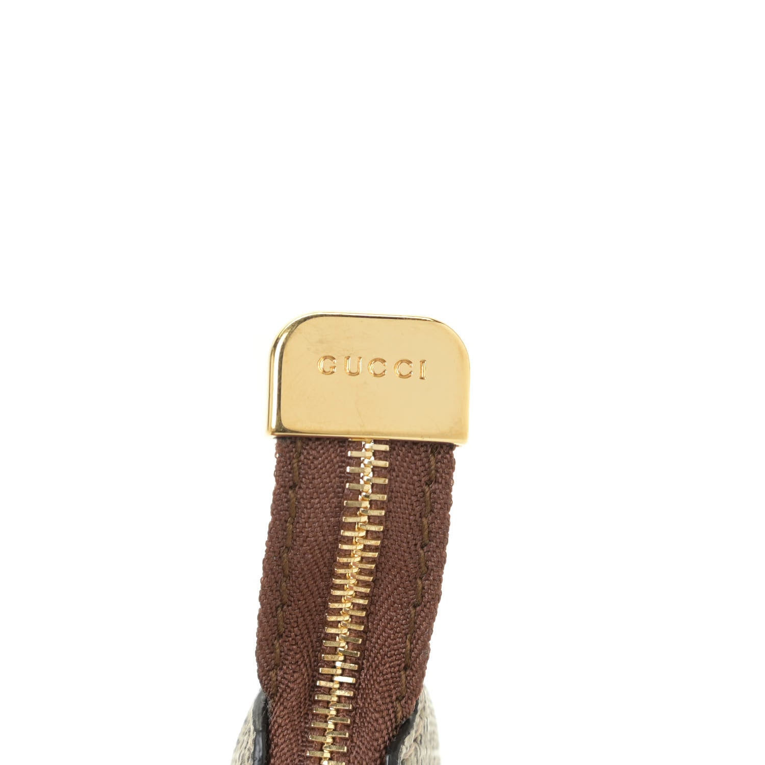 Gucci GG Supreme Monogram Key Case Beige Ebony Cuir 10 of 11