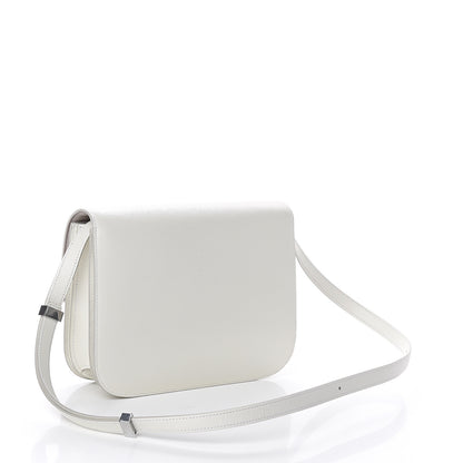Celine Liege Calfskin Medium Classic Box Flap Bag White 2 of 7