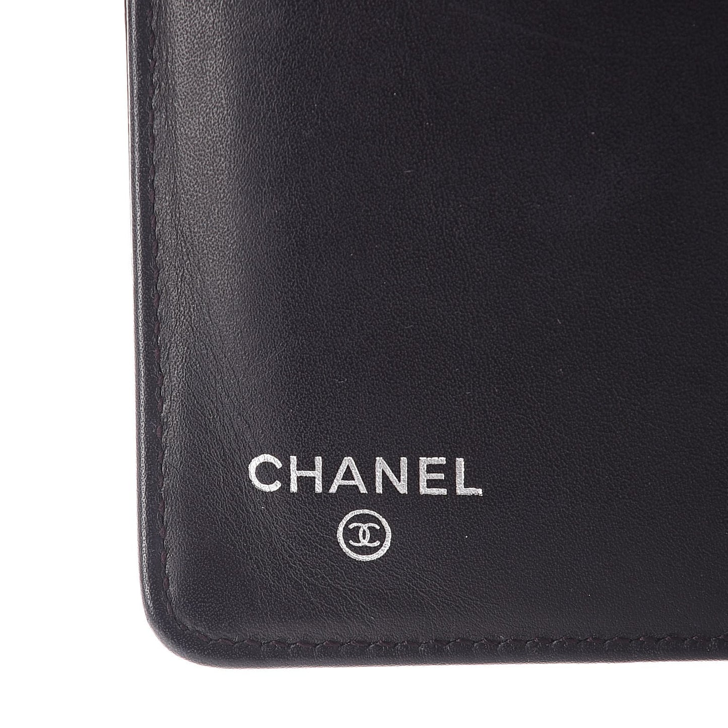 Caviar Timeless CC Zipped Pocket Wallet Dark Purple