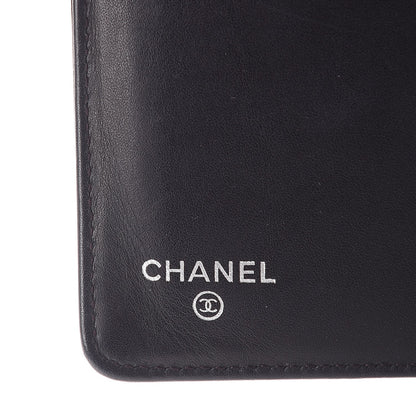 Chanel Caviar Timeless CC Zipped Pocket Wallet Dark Purple 6 of 9
