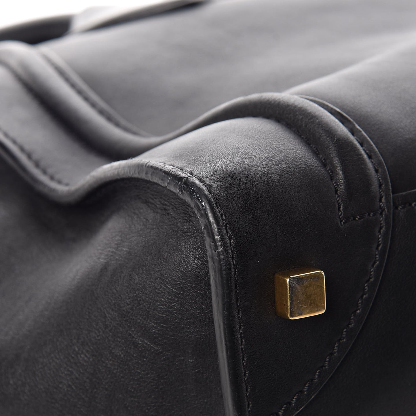 Smooth Calfskin Mini Luggage Black