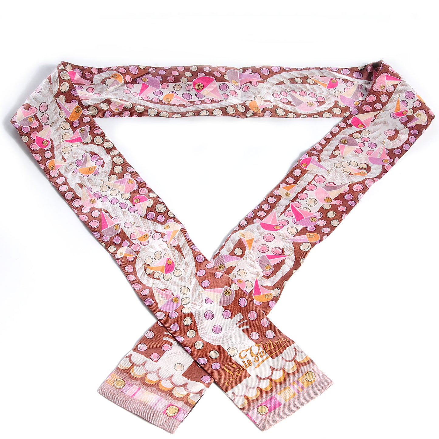 Silk Escale Bandeau Pink
