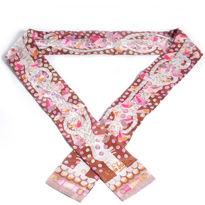 Louis Vuitton Silk Escale Bandeau Pink 1 of 5