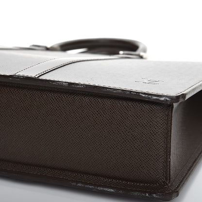 Louis Vuitton Taiga Lozan Briefcase Grizzli 8 of 10