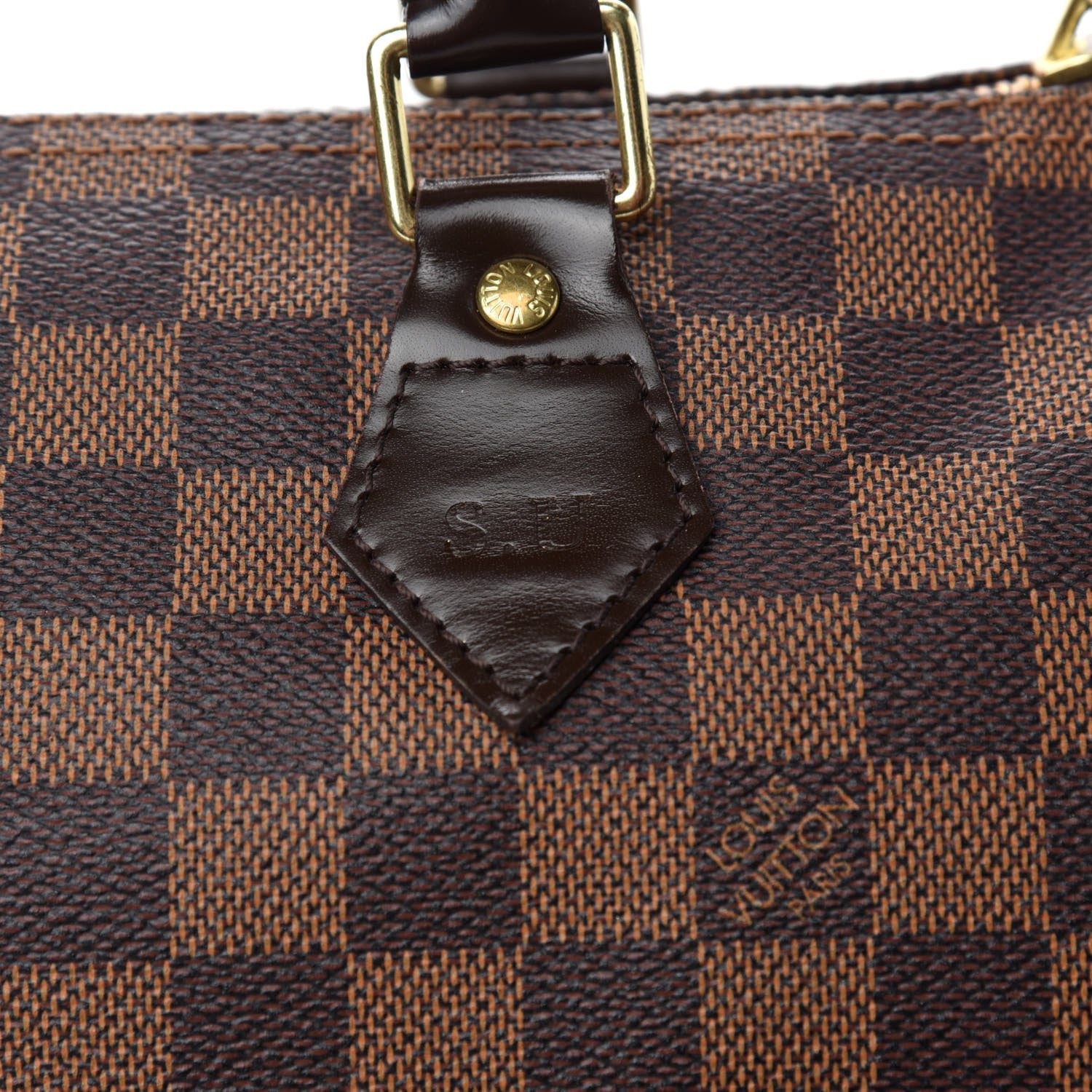 Louis Vuitton Damier Ebene Speedy Bandouliere 30 8 of 11