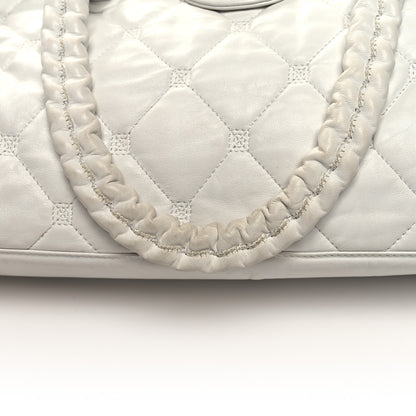Chanel Quilted Lambskin Large Hidden Chain Flap Bag White 12 of 12