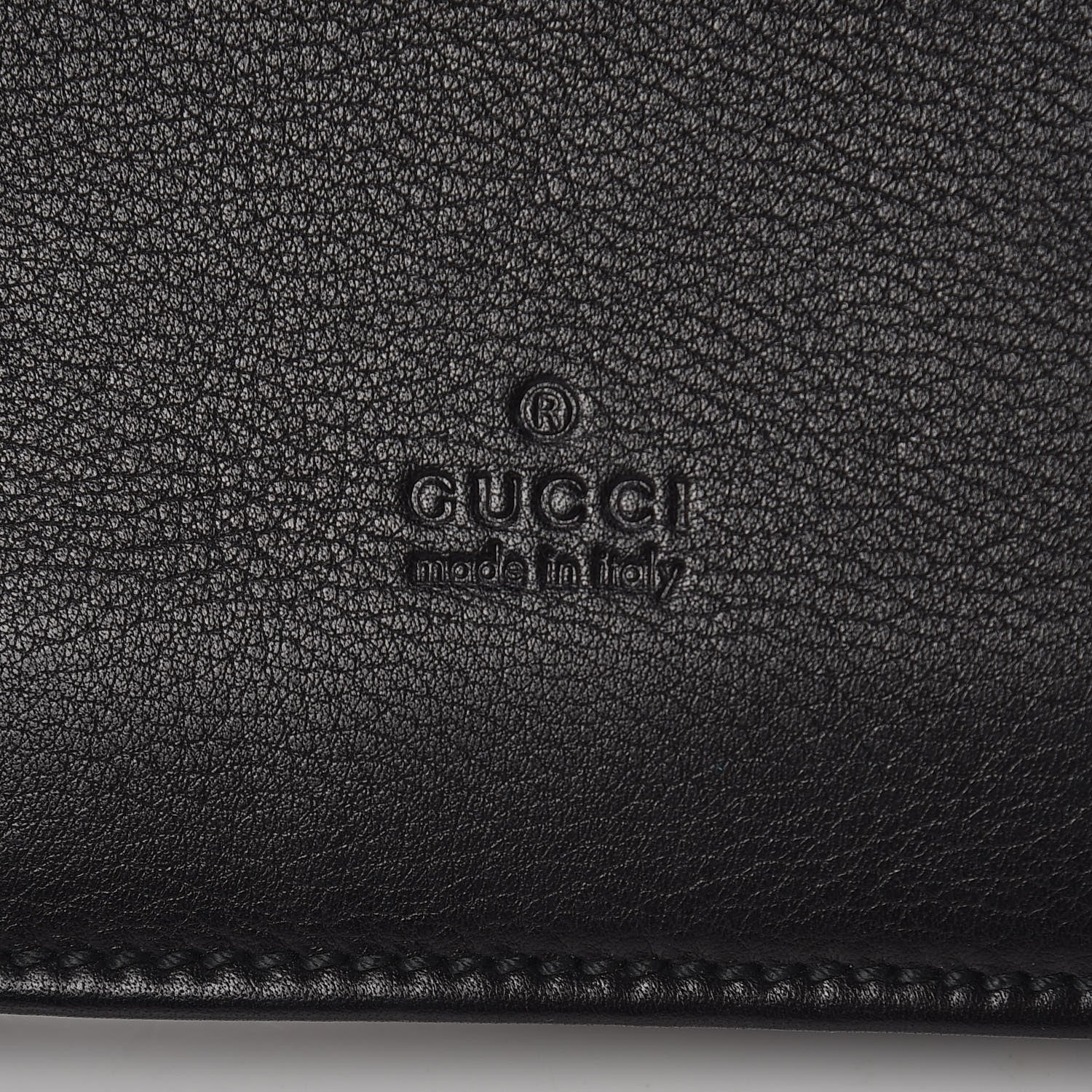 Gucci Calfskin Web Document Holder Black 6 of 8