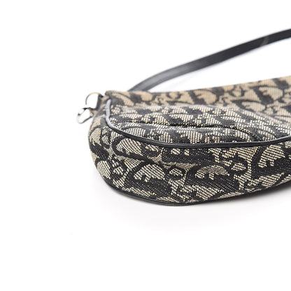 Christian Dior Monogram Mini Saddle Pochette Black 10 of 13