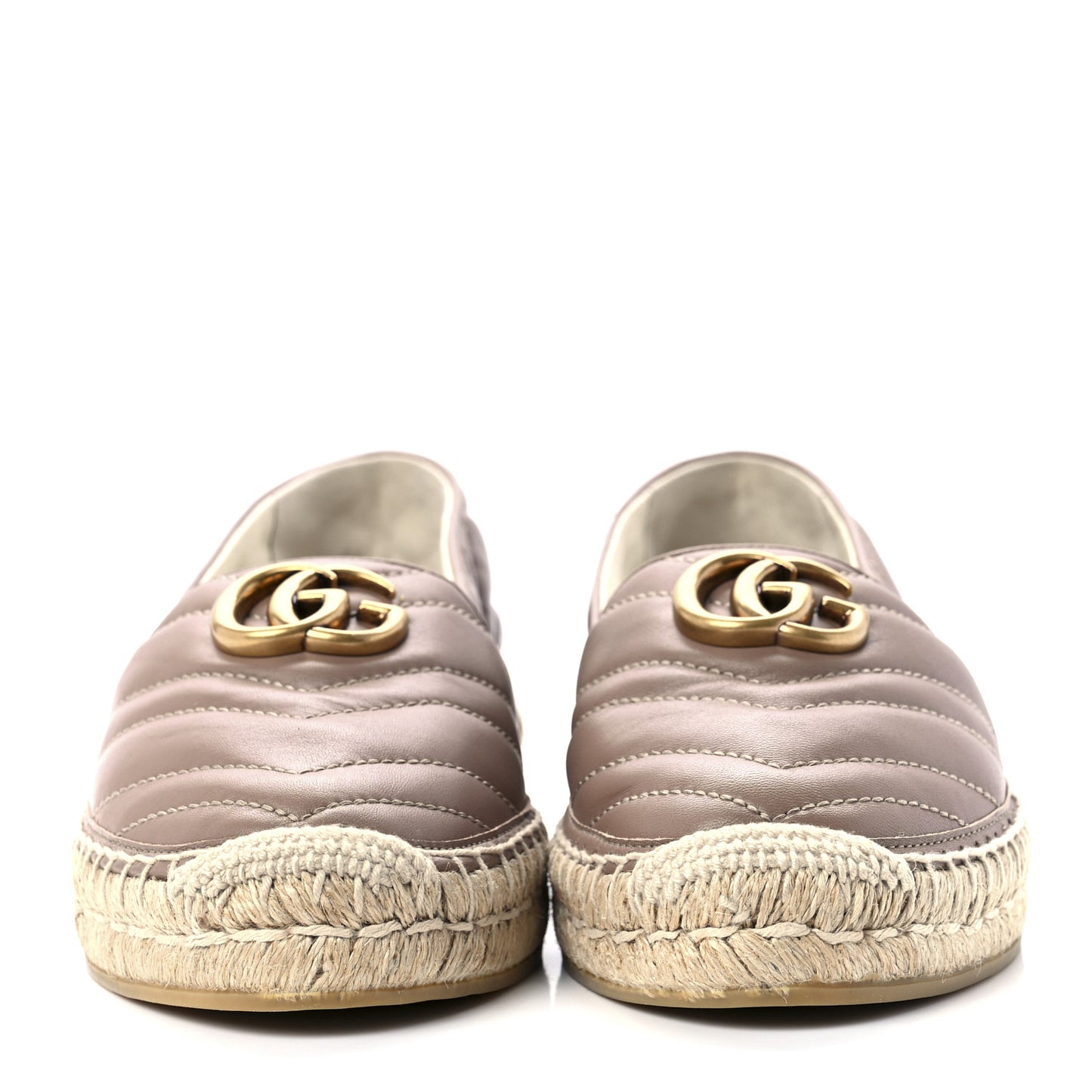 Nappa Matelasse GG Marmont Espadrilles 39 Porcelain Rose
