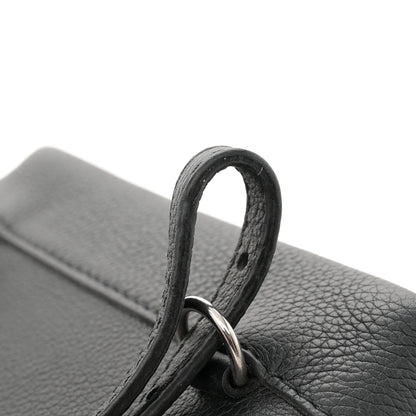 Louis Vuitton Calfskin Lockme Mini Backpack Black 10 of 11