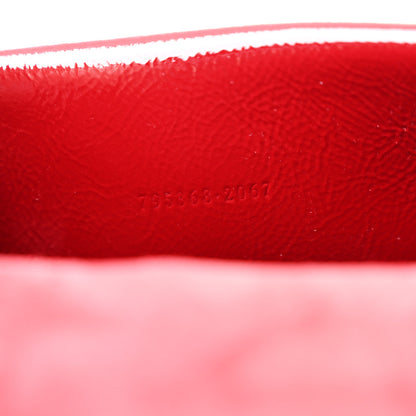 Gucci Crinkled Patent Super Mini Dionysus Shoulder Bag Rosso Ancora Red 7 of 11