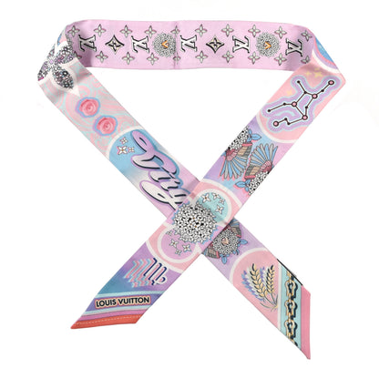 Louis Vuitton Silk Monogram Astro Virgo BB Bandeau Light Pink 1 of 3