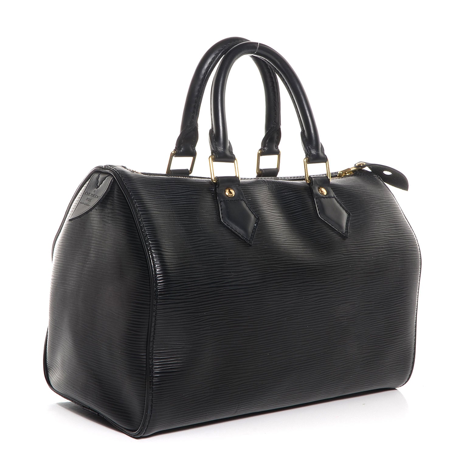 Louis Vuitton Epi Speedy 25 Black 3 of 7