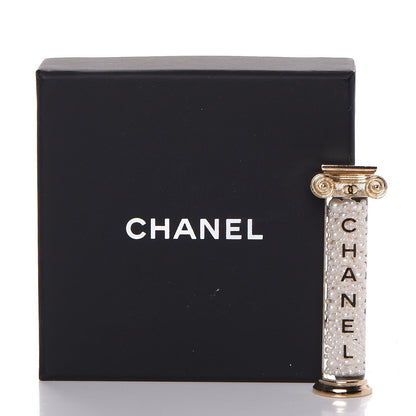 Chanel Pearl Ancient Greek Column Brooch Gold 5 of 5