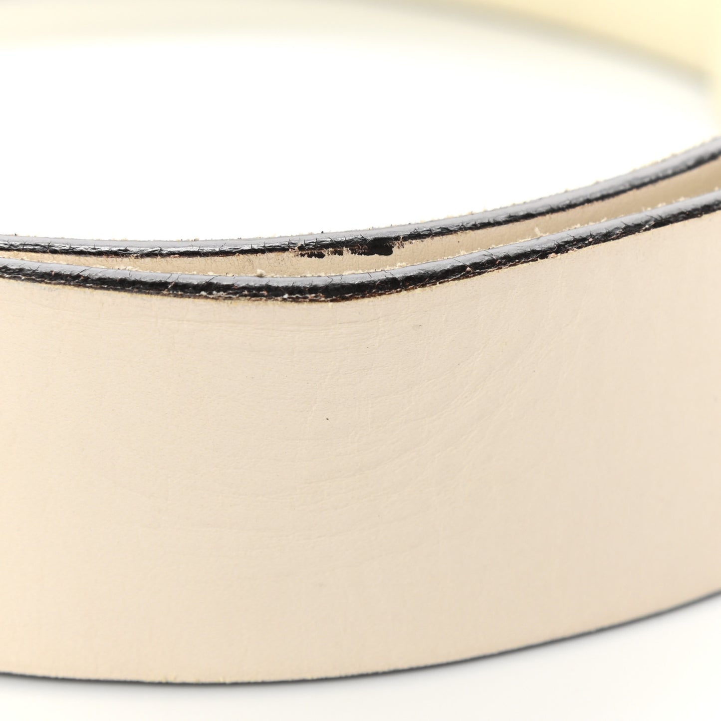 Calfskin Double G Belt 95 38 White