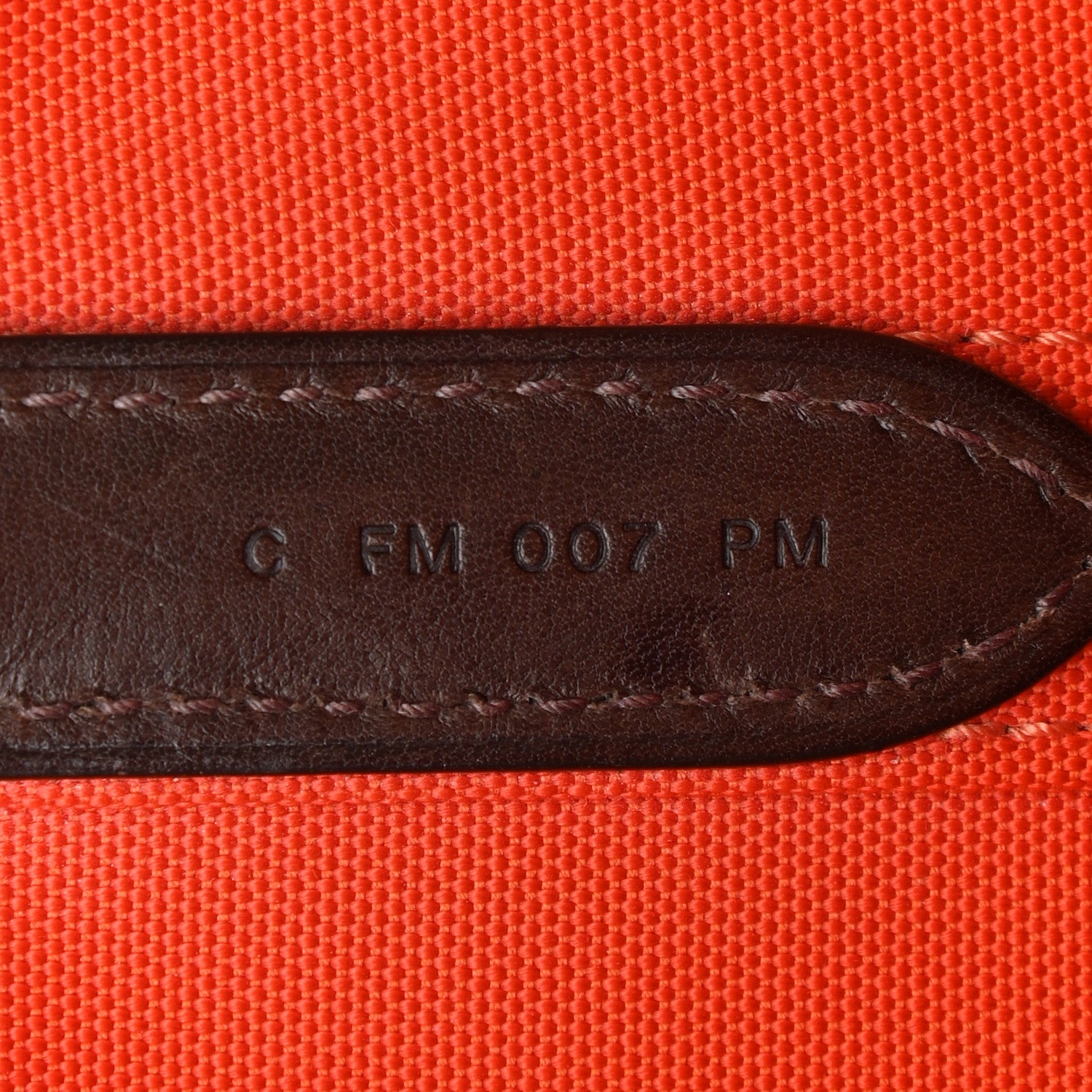 Hermes Canvas The Grooming Bag Bleu Navy Feu 8 of 13