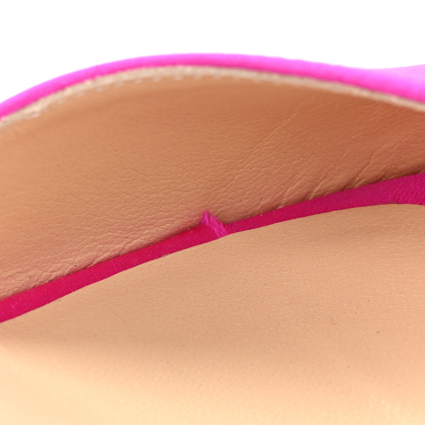 Satin Pearl Socorie 120 Sandals 36 Fuchsia White