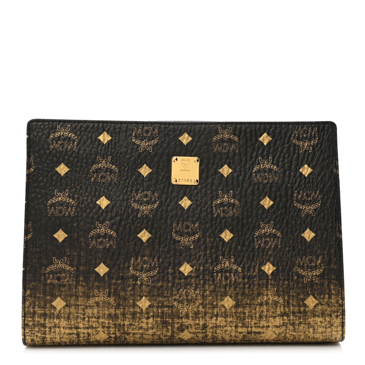 Gradation Visetos Zip Pouch Black Gold