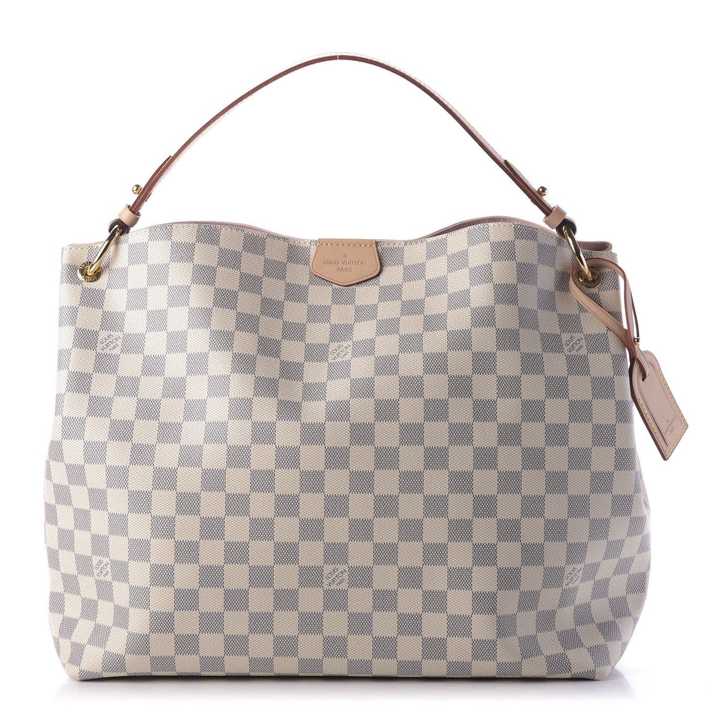 Damier Azur Graceful MM Rose Ballerine