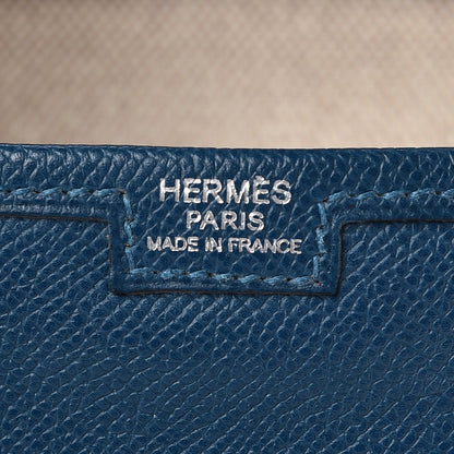 Hermes Epsom Jige PM Clutch Bleu Thalassa 6 of 10
