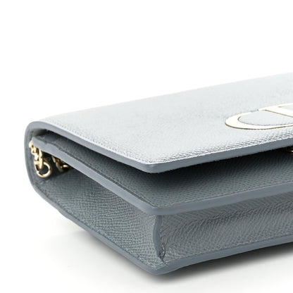 Christian Dior Calfskin 30 Montaigne 2 in 1 Pouch Cloud Blue 10 of 12