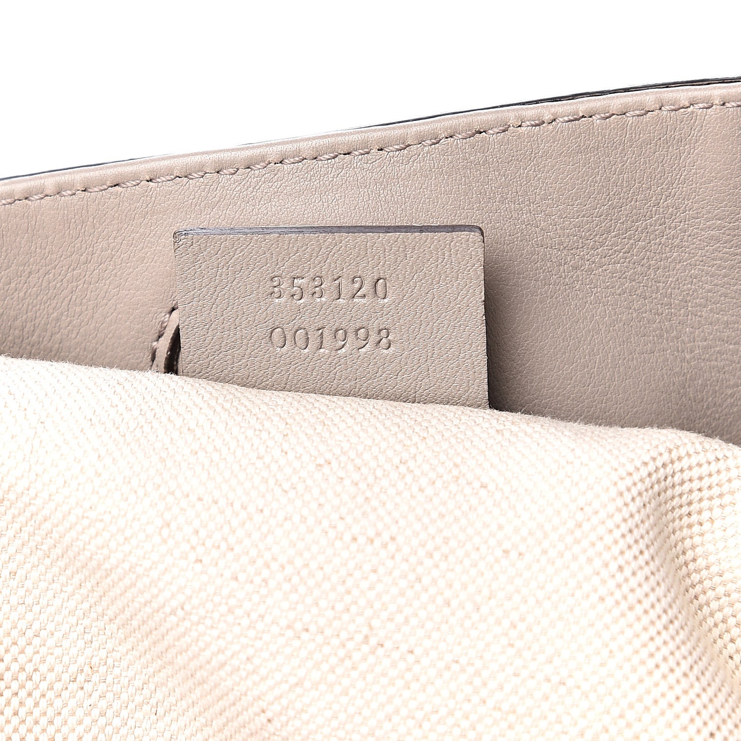Guccissima Medium Bree Foldover Tote Nude