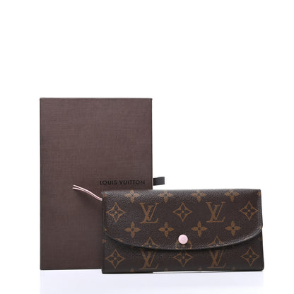 Louis Vuitton Monogram Emilie Wallet Rose Ballerine 7 of 7