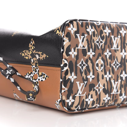 Louis Vuitton Monogram Giant Jungle Neverfull MM Black 8 of 10