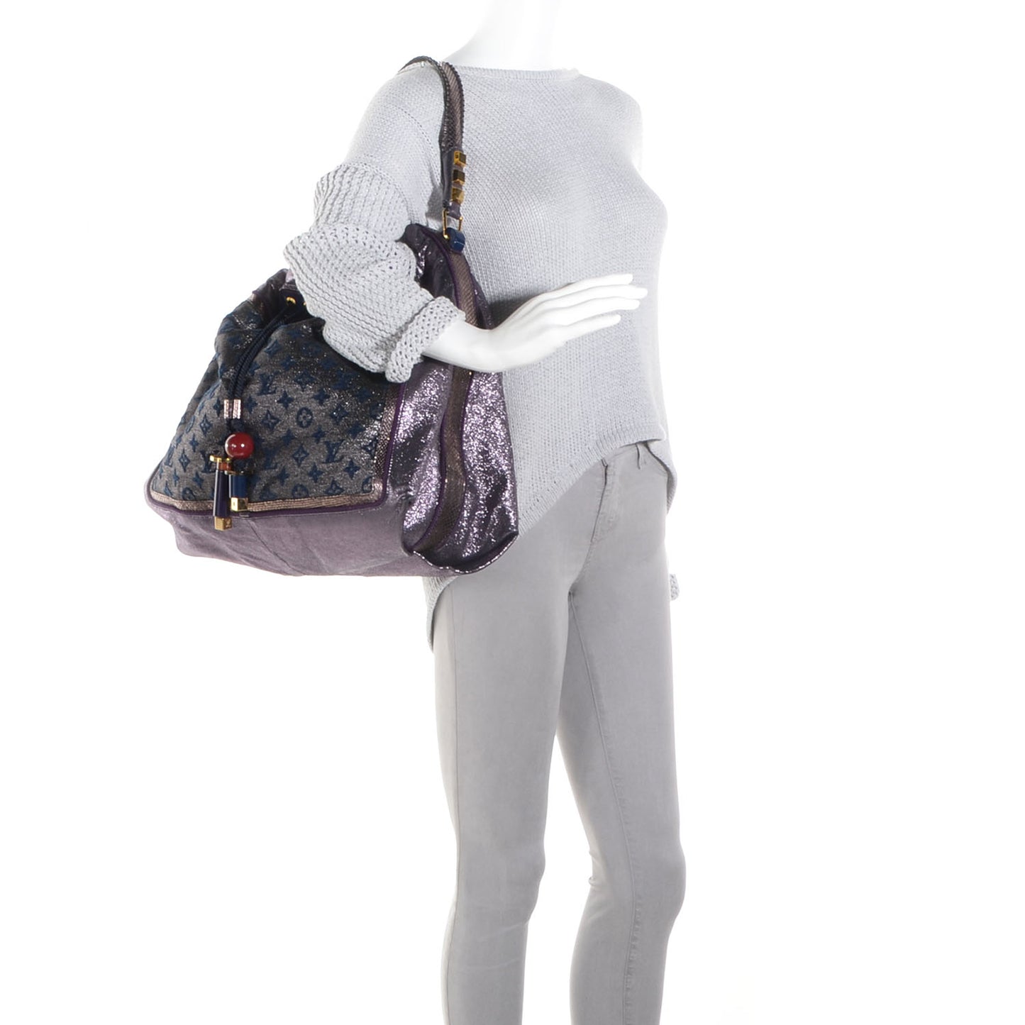 Monogram Lurex Bluebird