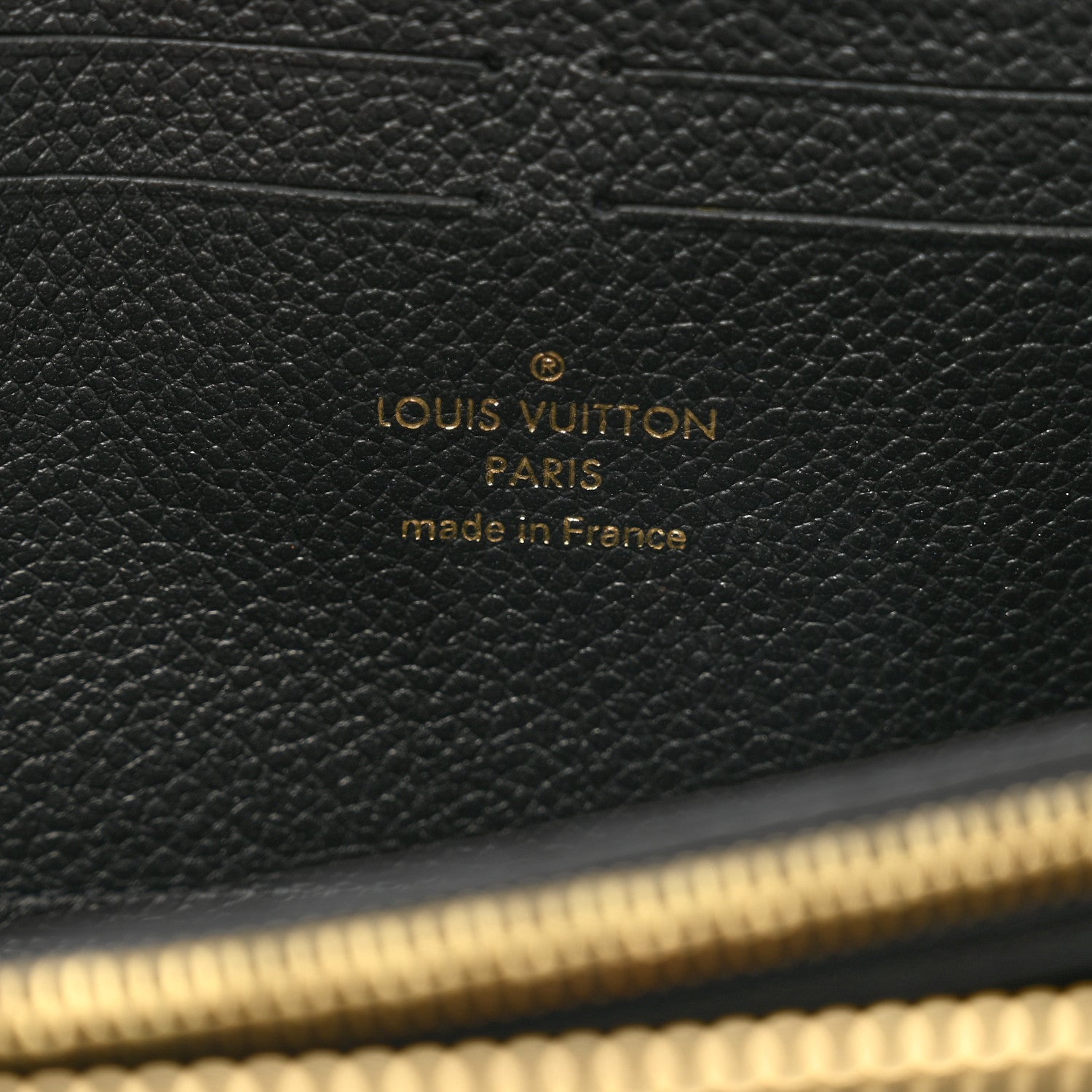 Louis Vuitton Empreinte Clemence Wallet Black 6 of 6