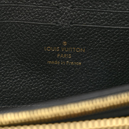 Louis Vuitton Empreinte Clemence Wallet Black 6 of 6