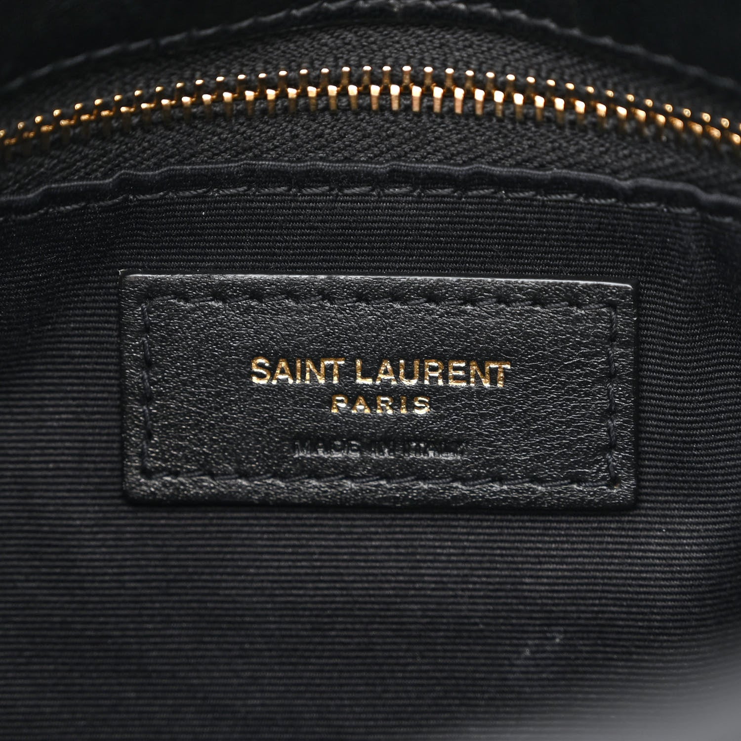 Saint Laurent Lambskin Quilted Small Loulou Puffer Monogram Chain Satchel Black 6 of 10