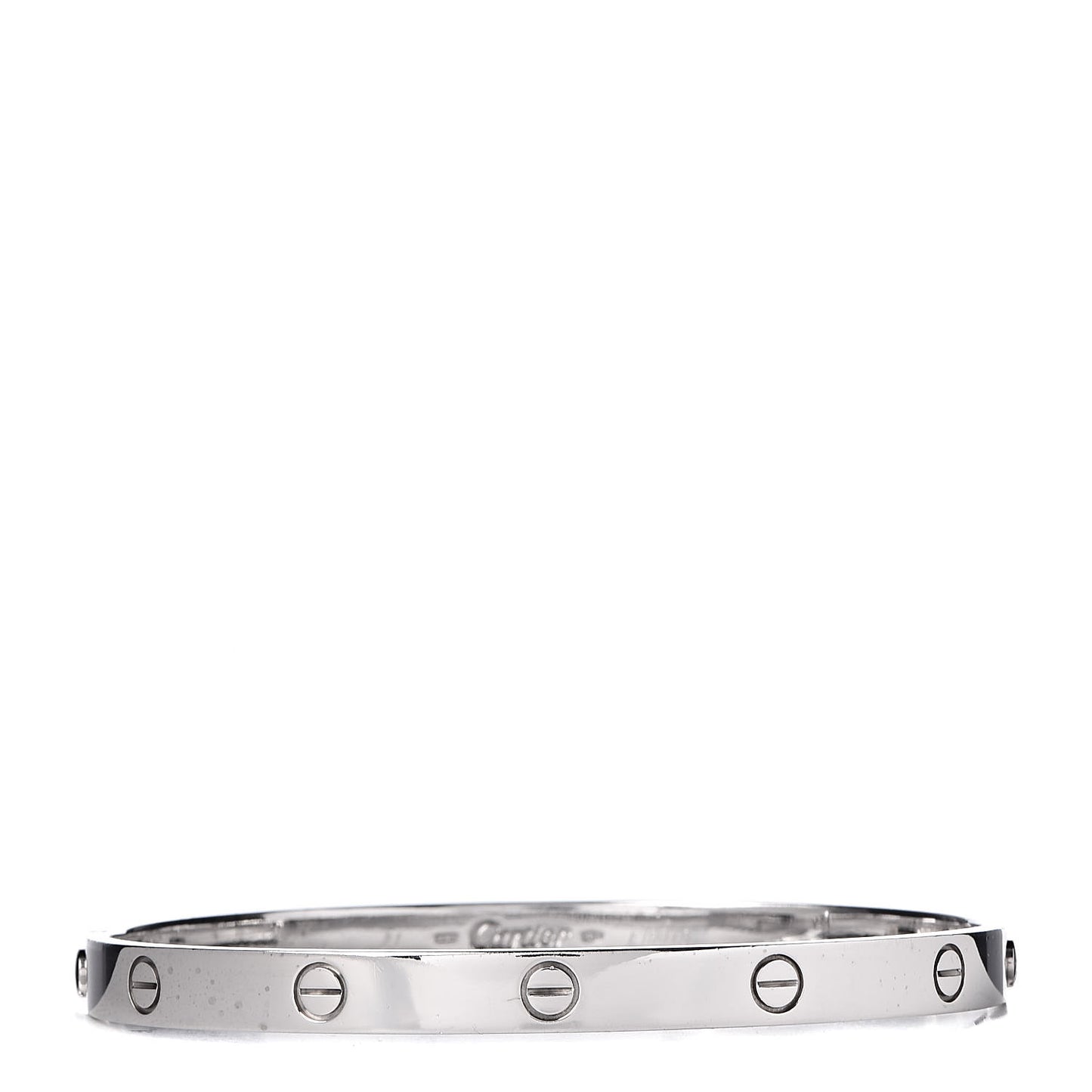 18K White Gold LOVE Bracelet 21