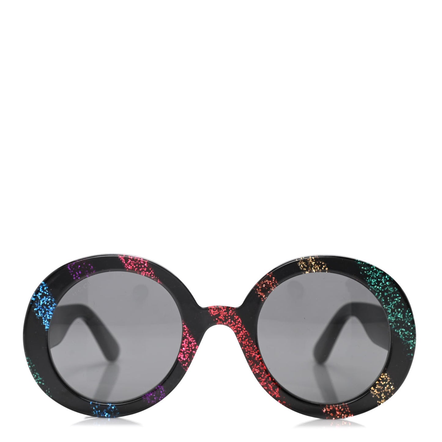 Acetate Round Glitter GG0319S Sunglasses Rainbow