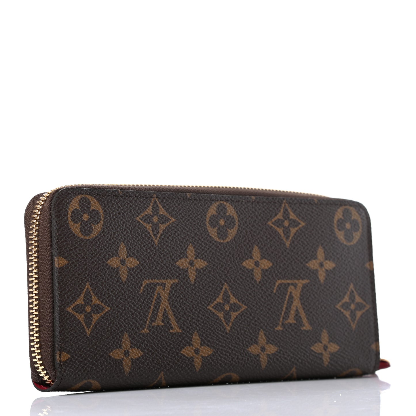 Monogram Clemence Wallet Fuchsia