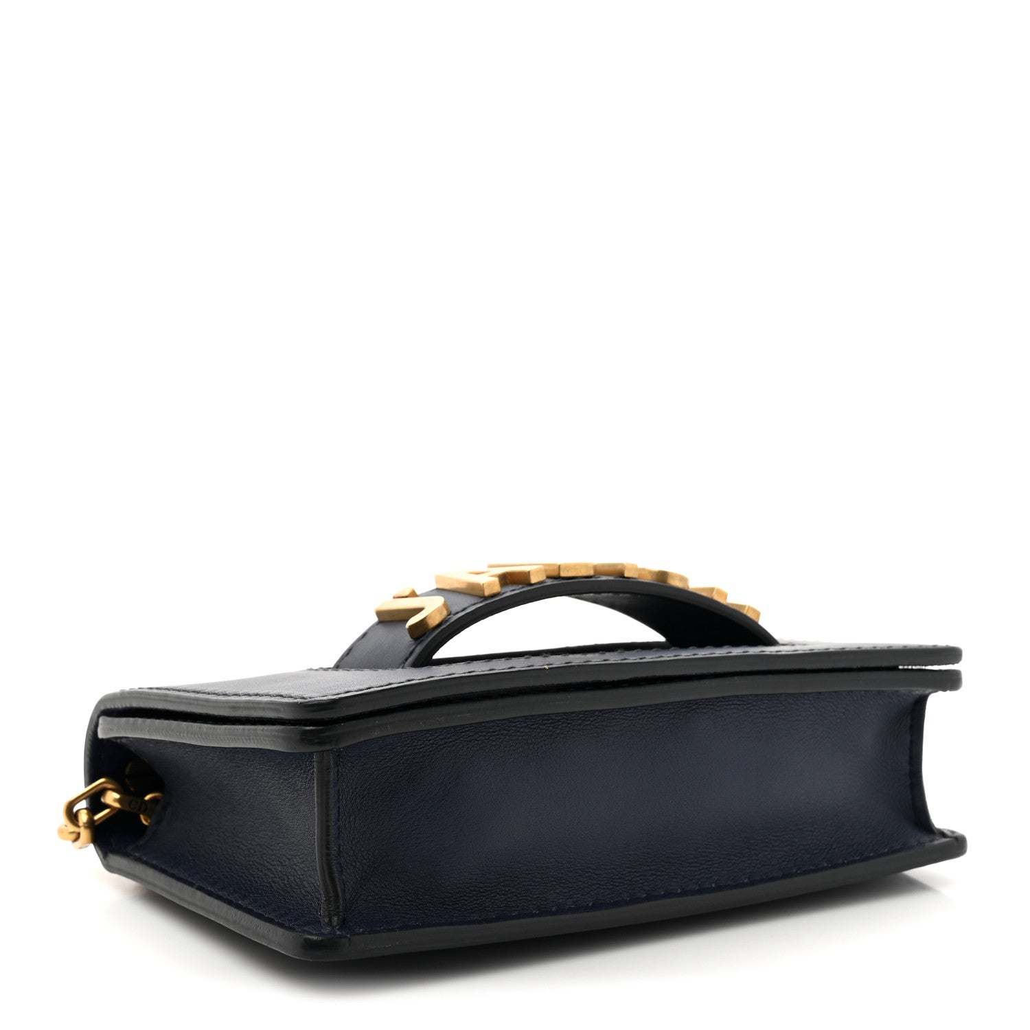 Christian Dior Calfskin Mini J'Adior Chain Flap Bag Navy Blue 4 of 10