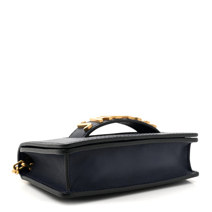 Christian Dior Calfskin Mini J'Adior Chain Flap Bag Navy Blue 4 of 10
