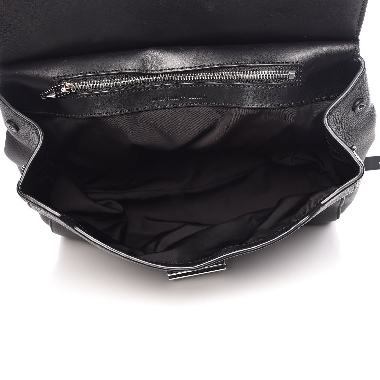 Alexander Wang Calfskin Large Marion Black Silver Hardware 5 of 11