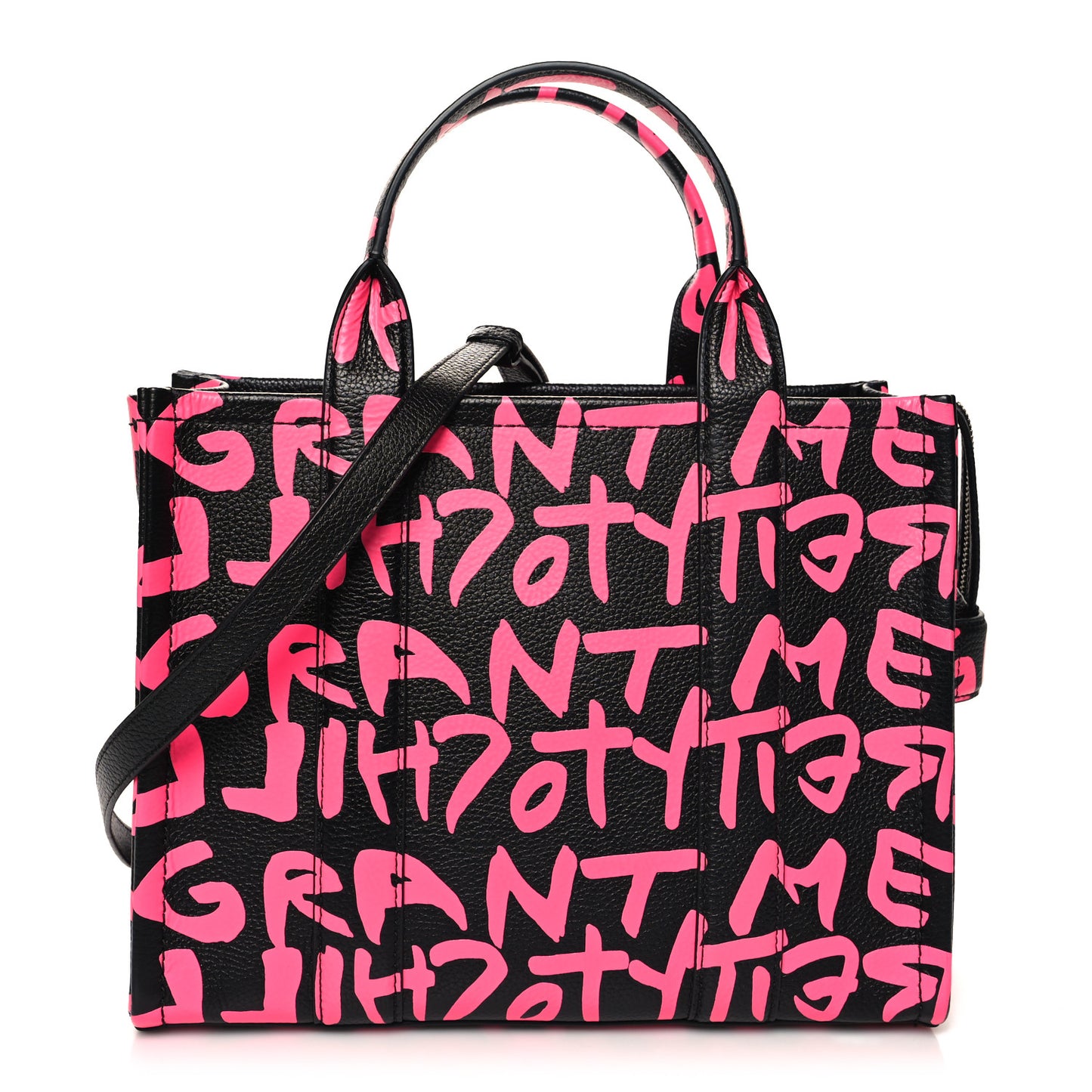 X STEPHEN SPROUSE Grained Calfskin Medium The Tote Bag Pink