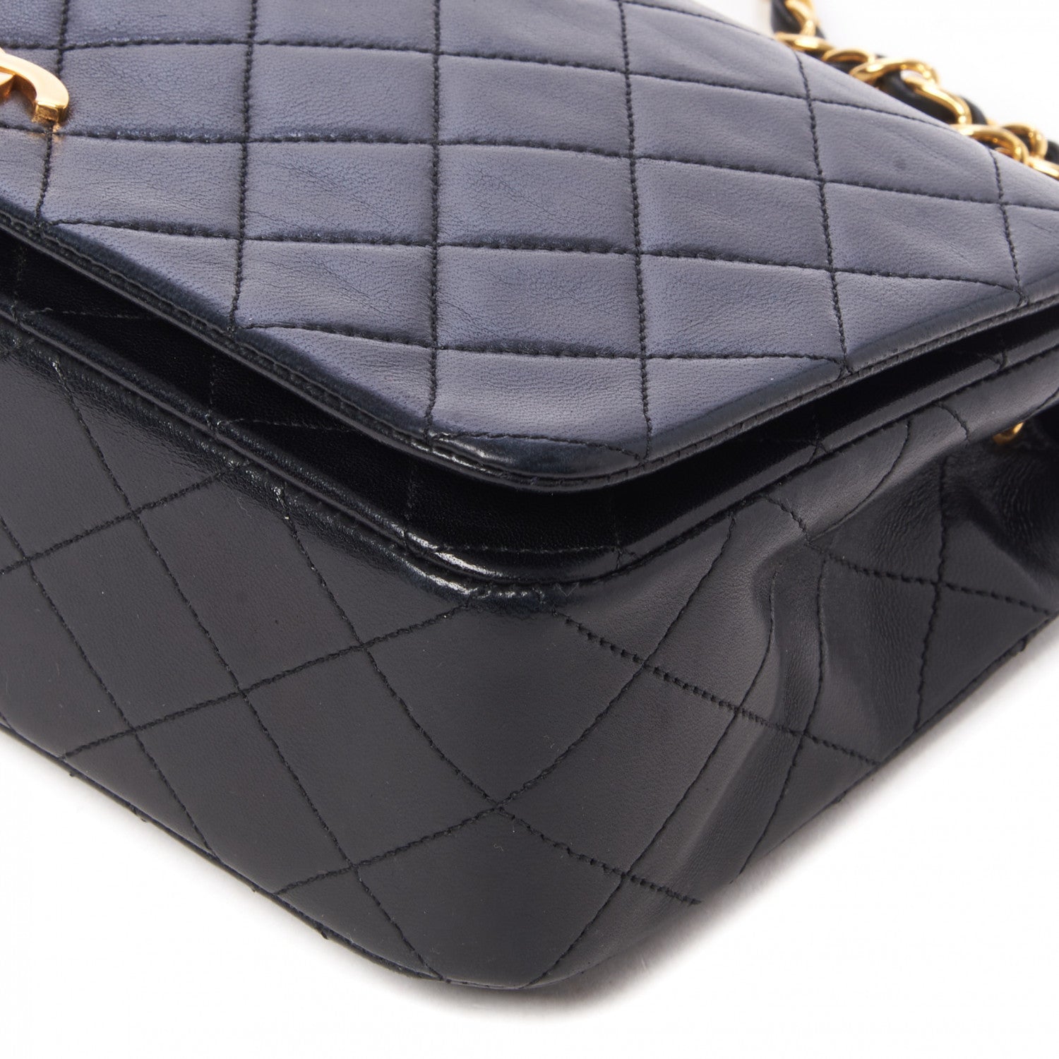 Chanel Lambskin Quilted Small Single Flap Black 5 of 10