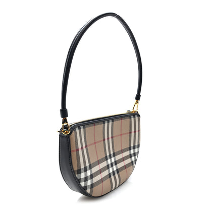 Burberry Vintage Check Calfskin Olympia Slim Pouch Archive Beige 3 of 9
