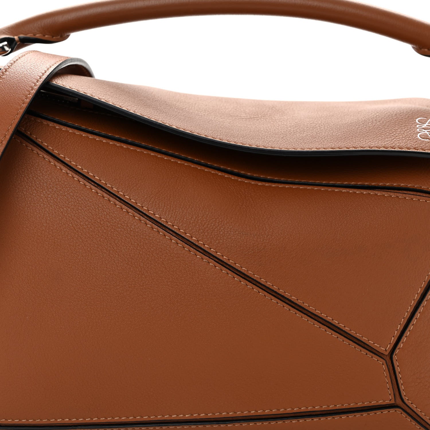 Loewe Calfskin Small Puzzle Bag Tan 7 of 9